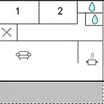 아파트 2 Bedroom In *
